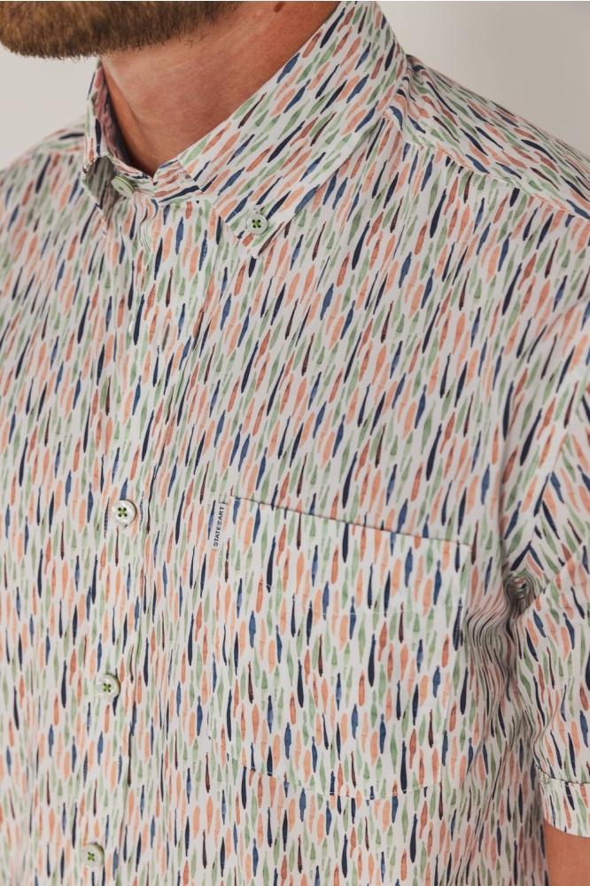 KORTE MOUW OVERHEMD MET PRINT 26415285 1132